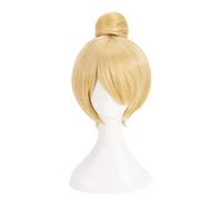 SEIZIS Anime Wig Fairy Tinker Bell Wig,Short Blonde Wig,Costume Halloween Wig,For Halloween,Costume Party,Anime Show,Cosplay Event,Concerts Cosplay Anime Wig Coser