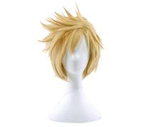 SEIZIS Anime Wig Final Fantasy XV Cosplay Prompto Argentum Wig,Short Blonde Wig,Costume Halloween Wig,For Halloween,Costume Party,Anime Show,Cosplay Event,Concerts Cosplay Anime Wig Coser
