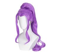 SEIZIS Anime Wig for Aikatsu!Mizuki Kanzaki Cosplay Wig,Long Ponytail Purple Wig,Costume Halloween Wig,For Halloween,Costume Party,Anime Show,Cosplay Event,Concerts Cosplay Anime Wig Coser