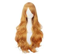 SEIZIS Anime Wig for Bleach Rangiku Matsumoto Cosplay Wig,Long Curly Wig,Costume Halloween Wig,For Halloween,Costume Party,Anime Show,Cosplay Event,Concerts Cosplay Anime Wig Coser