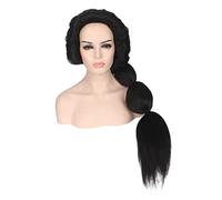 SEIZIS Anime Wig for Jasmine Cosplay Wig,Long Black Ponytail Wig,Costume Halloween Wig,For Halloween,Costume Party,Anime Show,Cosplay Event,Concerts Cosplay Anime Wig Coser