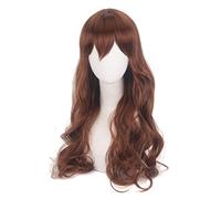 SEIZIS Anime Wig Horimiya Cosplay Hori Kyoko Wig,Brown Long Curly Wig,Costume Halloween Wig,For Halloween,Costume Party,Anime Show,Cosplay Event,Concerts Cosplay Anime Wig Coser