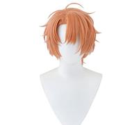 SEIZIS Anime Wig IDOLiSH7 Cosplay Mitsuki Izumi Wig,Short Orange Wig,Costume Halloween Wig,For Halloween,Costume Party,Anime Show,Cosplay Event,Concerts Cosplay Anime Wig Coser