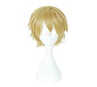 SEIZIS Anime Wig IDOLiSH7 Cosplay Nagi Rokuya Wig,Short Yellow Wig,Costume Halloween Wig,For Halloween,Costume Party,Anime Show,Cosplay Event,Concerts Cosplay Anime Wig Coser