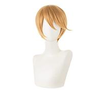 SEIZIS Anime Wig Kaguya-sama: Love Is War Cosplay Miyuki Shirogane Wig,Short Yellow Wig,Costume Halloween Wig,For Halloween,Costume Party,Anime Show,Cosplay Event,Concerts Cosplay Anime Wig Coser
