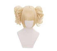 SEIZIS Anime Wig My Hero Academia Cosplay Himiko Toga Wig,Short Blonde Wig,Costume Halloween Wig,for Halloween,Costume Party,Anime Show,Cosplay Event,Concerts Cosplay Anime Wig Coser