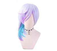 SEIZIS Anime Wig Paradox Live Cosplay Kanata Yatonokami Wig,Blue Mixed Purple Long Wig,Costume Halloween Wig,For Halloween,Costume Party,Anime Show,Cosplay Event,Concerts Cosplay Anime Wig Coser