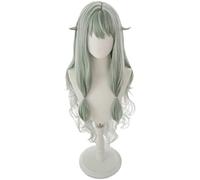 SEIZIS Anime Wig Project Sekai Colorful Stage Cosplay Kusanagi Nene Wig,Long Green Wig,Costume Halloween Wig,For Halloween,Costume Party,Anime Show,Cosplay Event,Concerts Cosplay Anime Wig Coser