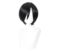 SEIZIS Anime Wig Resident Evil Cosplay Ada Wong Wig,Short Black Wig,Costume Halloween Wig,For Halloween,Costume Party,Anime Show,Cosplay Event,Concerts Cosplay Anime Wig Coser