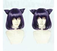 SEIZIS Anime Wig RWBY Cosplay Blake Belladonna Wig,Curly Wig,Costume Halloween Wig,For Halloween,Costume Party,Anime Show,Cosplay Event,Concerts(Color:Purple) Cosplay Anime Wig Coser (Color : Purper)