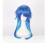 SEIZIS Anime Wig Seragaki Aoba Cosplay Wig For Dramatical Murder DMMD，Long Blue Wig,Costume Halloween Wig,For Costume Party, Anime Show, Cosplay Event, Concerts, Daily wig Cosplay Anime Wig Coser