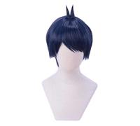 SEIZIS Anime Wig The Quintessential Quintuplets Cosplay Futaro Uesugi Wig,Short Blue Wig,Costume Halloween Wig,For Halloween,Costume Party,Anime Show,Cosplay Event,Concerts Cosplay Anime Wig Coser