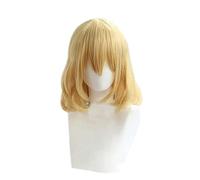SEIZIS Anime Wig Touhou Project Cosplay Alice Margatroid Wig,Blonde Short Curly Wig,Costume Halloween Wig,For Halloween,Costume Party,Anime Show,Cosplay Event,Concerts Cosplay Anime Wig Coser