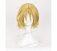 SEIZIS Axis Powers Hetalia APH Hetalia Kanada Cosplay Perücke Hellgoldene Kurzmode Synthetisches Haar + Perückenkappe ALS Bild Cosplay Anime Wig Coser