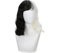 SEIZIS Black and white magic female libera cos wig speckle dog cruella European and women full head set factories wholesale Cosplay Anime Wig Coser
