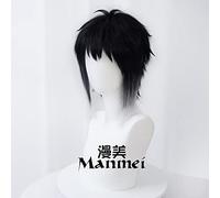SEIZIS Bungou Stray Dog Osamu Dazai Genshin Impact Nakaya Akutagawa Ryunosuke Island Atsushi Edogawa Ranbu cos Wig Akutagawa Ryunosuke Wig Cosplay Anime Wig Coser