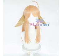 SEIZIS Fox Demon Little Matchmaker Tushan Red Red Tushan Susu cos Wig (Wig + Ears + red Ribbon) (Wig + Ears) + red Ribbon Cosplay Anime Wig Coser