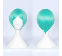 SEIZIS Houseki no Kuni Land of the Lustrous Phosphophyllite Cosplay Wig Short Hair 2 Versions Synthetic Hair Cosplay Wig +Free Wig Cap B Cosplay Anime Wig Coser