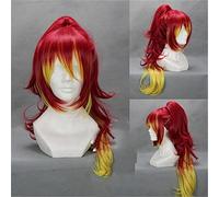 SEIZIS Wig Anime Cosplay Anime Blue Exorcist Women Kirigakure Shura Cosplay Wigs Ao No Exorcist Role Play Kirigakure Shura Long Chip Ponytails Hair Wig