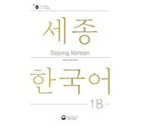 Sejong Korean Student Book 1B - English Edition - Paperback NEW Language, Natio