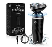 Sejoy Men's Electric Shaver Cordless, 3D Electric Razor for Mens Rechargeable, Floating Rotary Beard Shaver-IPX7 Waterproof&Fast Charging