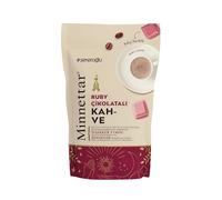 Şekeroğlu Minnettar Ruby Chocolate Instant Turkish Coffee - Fruity & Creamy Blend with Ruby Chocolate - Hot or Iced Prep - For Cezve or Coffee Machines - 165g / 5.8oz
