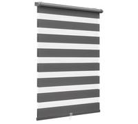 Sekey Double Roller Blind Klemmfix No Drilling for Windows Double Roller Blind 40 cm Wide Duo Roller Blind Sun Protection 40 x 100 cm Dark Grey