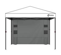 Sekey Gazebo Side Panels 3 x 3 Side Walls for Gazebo 3 x 6 | 1 side wall, 210D Oxford fabric, waterproof, winterproof, quick and easy installation, UV protection 50+, grey