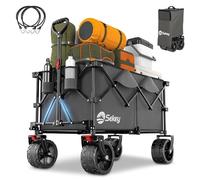 Sekey Handcart, 600D Waterproof Oxford Fabric Alloy Steel Polyvinyl Chloride (PVC), Charcoal, 200L