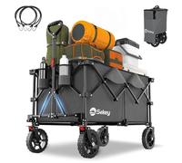 Sekey Handcart, 600D Waterproof Oxford Fabric Alloy Steel Polyvinyl Chloride (PVC), Charcoal, 200L