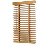Sekey Wooden Venetian Blind 50 mm Real Wood Adjustable Blinds 100 x 180 cm Beech
