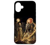 Sekhmet Bastet Isis Goddess African Kemetic Egypt Art Case for iPhone 16 Plus