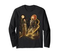 Sekhmet Bastet Isis Goddess African Kemetic Egypt Art Long Sleeve T-Shirt