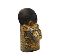 Sekhmet Bust Antique Gold - 4.5" - Made in Egypt