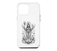 Sekhmet Lioness Goddess Ancient Egyptian Monochrome Art Case for iPhone 12 Pro Max