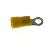 SeKi 14022, M4 25 x terminals 4.0-6.0 mm Yellow Insulated Ring lugs, 4,0-6,0mm²