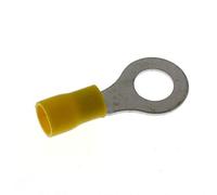 SeKi 14025, 4.0 - 6.0 mm2, M8, Insulated, Pack of 25, Yellow