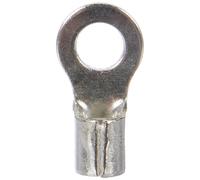 SeKi 14047, 6-10 mm2, M6, 25 pcs. Ring Terminal, Silver