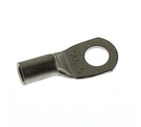 SeKi 14077, 6 mm2, M5, 10 pcs. Pipe Cable Lug, Silver