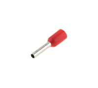 SeKi 14205 Ferrules ISO 1.0 mm², red, Pack of 100. Wire end, 1,0mm²
