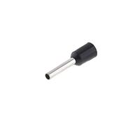 SeKi 14206 ISO Wire end ferrules. 1.5 mm², Black, Pack of 100, 1,5mm²
