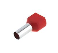 SeKi 14225 Zwillingaderendhülsen 2x10,0mm², Rot, 100 STK. Twin Ferrule, red, 10mm²