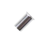 SeKi 14238 16.0 mm² Blank, Pack of 100 Wire End Ferrules, Silver, 16 mm²