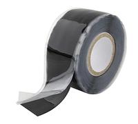 SeKi 2.5 cm x 3 m self-welding silicone tape, black, insulating tape, waterproof for hose, cable repair; for waterproof