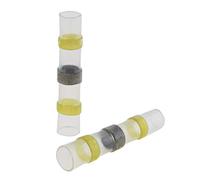SeKi 313730 Yellow 10 x Solder Connectors 4.0-6.0 mm Heat Shrink Butt Connector