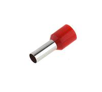SeKi Iso. 10.0 mm² Wire End Ferrules, Red, Pack of 100, Industrial Quality 10 mm