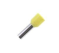 SeKi 14209 ISO Wire end ferrules. 6.0 mm², Yellow, Pack of 100, 6,0mm²