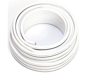 SeKi Loudspeaker Cable 2 x 4.00 mm² - 10 m - White - CCA - Audio Cable - Speaker Cable