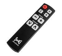 Seki Medium Universal TV Remote with Learning Capability Black
