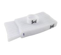 Seki Pack of 50 Hook & Loop Cable Ties White 11.5 cm Hook & Loop Tape 12 mm Wide Cable Management Cable Organiser Reusable Hook & Loop Cable Ties Hook & Loop Fastener with Eyelet